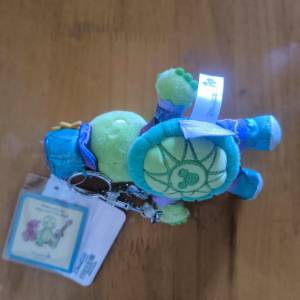 Disney Olu Mel Plush Keychain with Ukulele Charm 迪士尼 Olu Mel 奧樂米拉 毛公...
