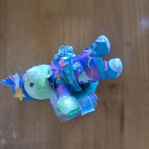 Disney Olu Mel Plush Keychain with Ukulele Charm 迪士尼 Olu Mel 奧樂米拉 毛公...
