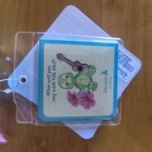 Disney Olu Mel Plush Keychain with Ukulele Charm 迪士尼 Olu Mel 奧樂米拉 毛公...