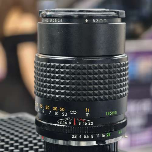 JCPenney 135/2.8 MD no Minolta 功能正常 鏡片通透 （可裝mount 轉 Sony Nikon CA...