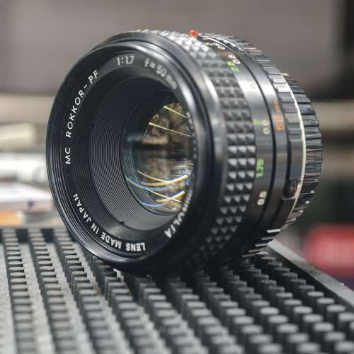 Minolta 50/1.7 MD 50MM 美能達 （可裝 mount 轉 Sony Nikon CANON olympus Panaso...