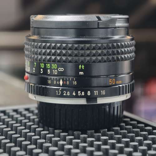 Minolta 50/1.7 MD 50MM 美能達 （可裝 mount 轉 Sony Nikon CANON olympus Panaso...