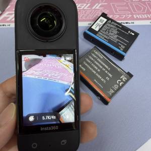 lnsta360 x3 跟三電 ， 鏡頭無花 用過10次左右 全正常無入水