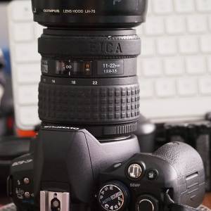OM E-620 body + ZUIKO 11-22mm 2.8-3.5  both sell