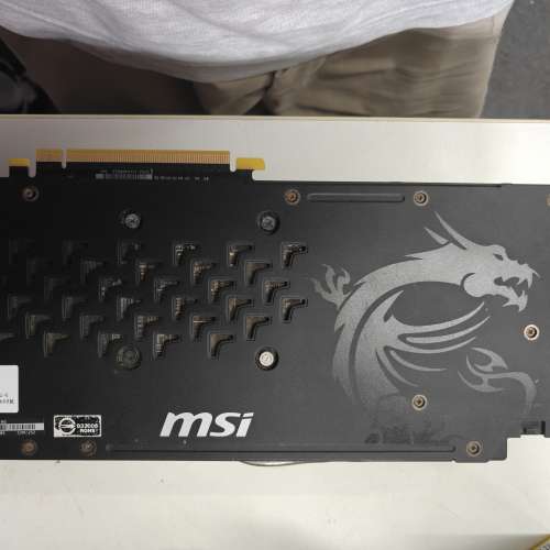 MSI GTX 1060 GAMING VR X 紅龍