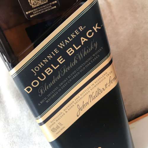 🥃 JOHNNIE WALKER Double Black Label Scotch Whisky 1L 40% NEW 全新 威士忌 醇酒...