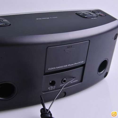 🔊 PHILIPS Speaker Radio Alarm Clock BLACK USED 飛利浦鬧鐘收音機喇叭 黑色 🎵