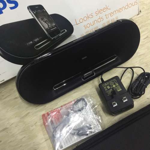 🎵 PHILIPS Desktop/Portable Speaker USED 飛利浦喇叭 黑 🎵
