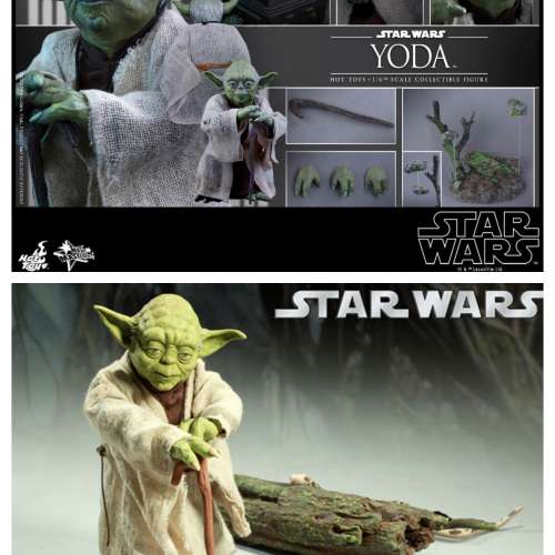 Hot Toys 星球大戰 Star Wars V &ndash; 尤達大師 Yoda / SIDESHOW JEDI MENTOR YODA
