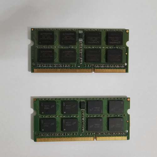 2pcs of 8GB DDR3 1600MHz RAM (SO-DIMM) 記憶體兩條