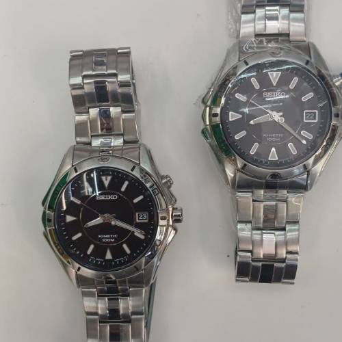 罕有全新Vintage Seiko 5M62-OBF0 Kinetic 100m Watch