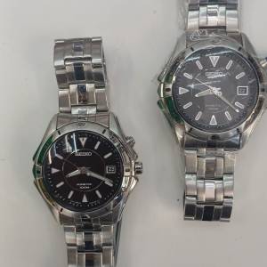 罕有全新Vintage Seiko 5M62-OBF0 Kinetic 100m Watch