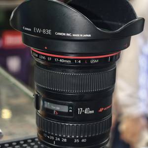 CANON 17-40/4 L USM EF 17MM 40MM 鏡片通透 極新 3個月保養 功能正常