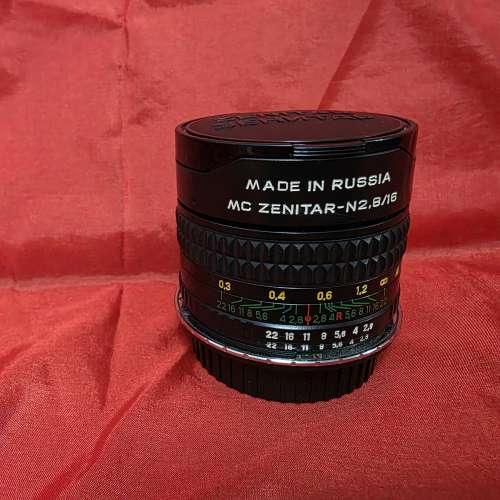 MC ZENITAR N 16mm f2.8 Fish-eye Ultra Wide Angle Lens  for Canon EF mount