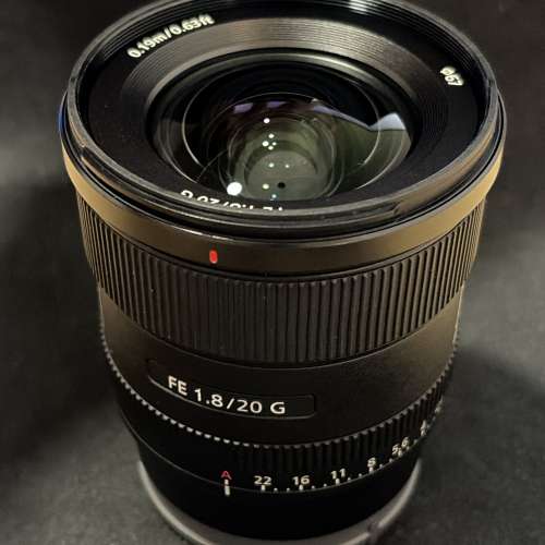 Sony FE 20mm F1.8 G 廣角定焦鏡頭