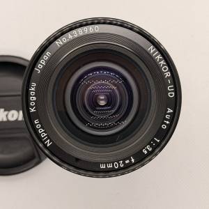 Nikon Nikkor-UD 20MM F3.5 Non-Ai 中間有霞