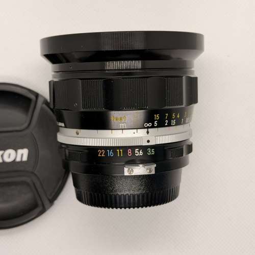 Nikon Nikkor-UD 20MM F3.5 Non-Ai 中間有霞