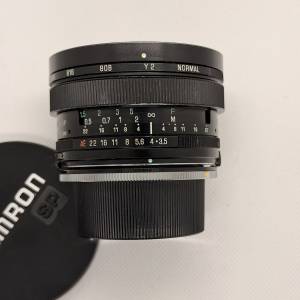 Tamron SP 17mm f3.5 with 3 ADAPTALL-2