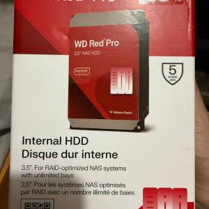 全新Western Digital Red Pro 20TB (WD201KFGX)