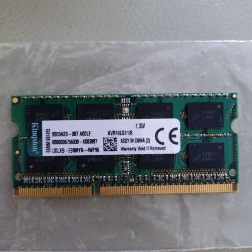 Kingston 8GB DDR3L RAM
