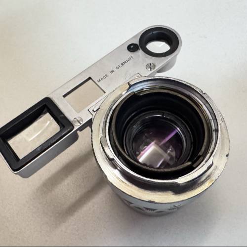 徠卡M卡口鏡頭 連眼鏡 Leica Summicron 5cm 50mm f/2 Dual Range DR Lens with gog...
