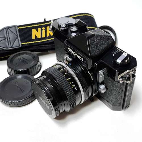 Nikon Nikomat FTN 後期黑機身 Non ai Nikon NIKKOR 50mm F2