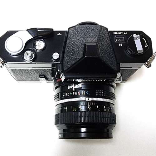 Nikon Nikomat FTN 後期黑機身 Non ai Nikon NIKKOR 50mm F2