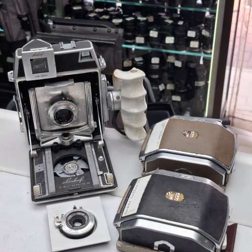 LINHOF 6X7 SCHNEIDER ANUGLON 65MM F6.8 SCHNEIDER SYMMAR 105MM F3.5