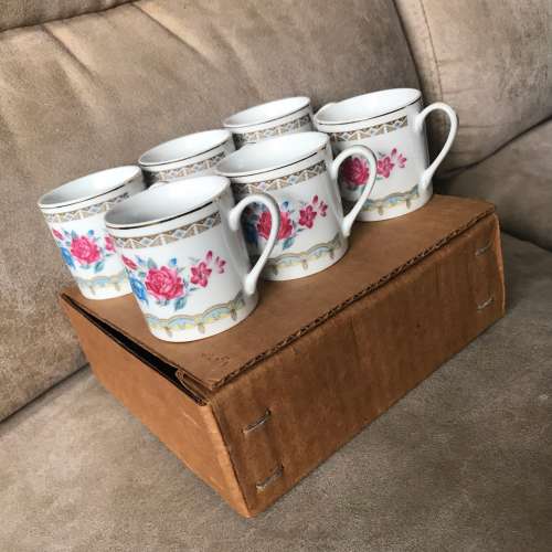 🍵 Ceramic 6pc Set mini tea cups NEW 全新 陶瓷杯 6件套 迷你 🍵