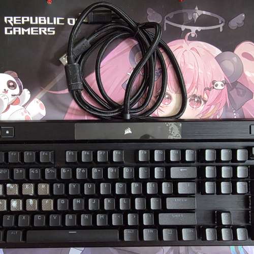 已完成交易☆ CORSAIR K100 RGB 光學機械有線遊戲鍵盤