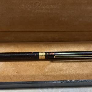 【超值平讓】S.T. Dupont Classique 經典金沙中國漆旋轉筆｜原廠防偽流水號｜筆夾後...