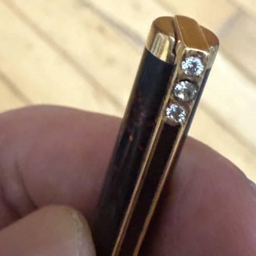 【超值平讓】S.T. Dupont Classique 經典金沙中國漆旋轉筆｜原廠防偽流水號｜筆夾後...