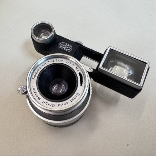 徠卡M卡口鏡頭 連眼鏡 Leica Summaron 3.5cm 35mm f3.5 Lens with Goggles (M Moun...