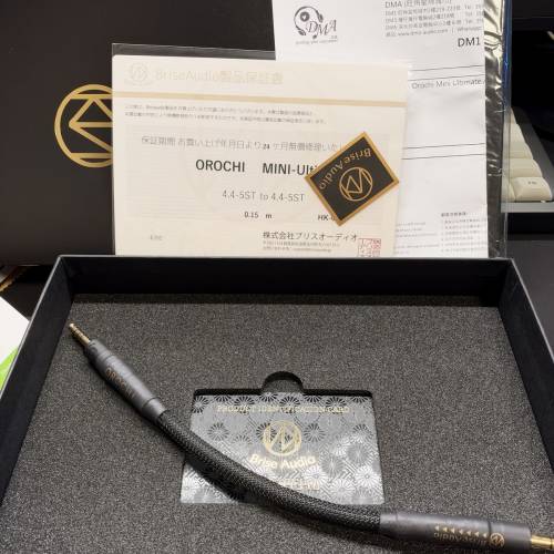 [行貨99新]Brise Audio OROCHI-Mini Ultimate (大蛇） ，4.4mm 對錄線