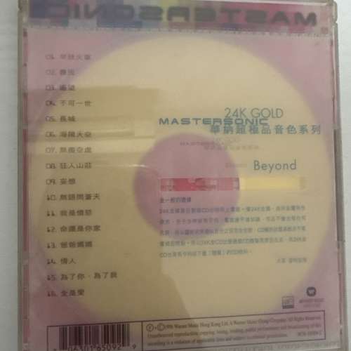 Beyond 華納24Gold 極品音色系列 日本天龍版