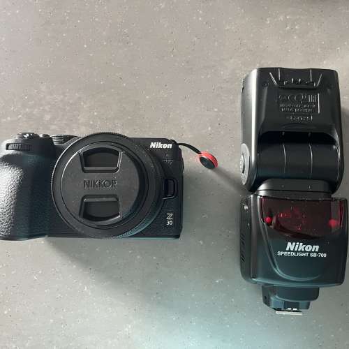 Nikon Z30 + 16-50mm Lens + SB-700 Flash