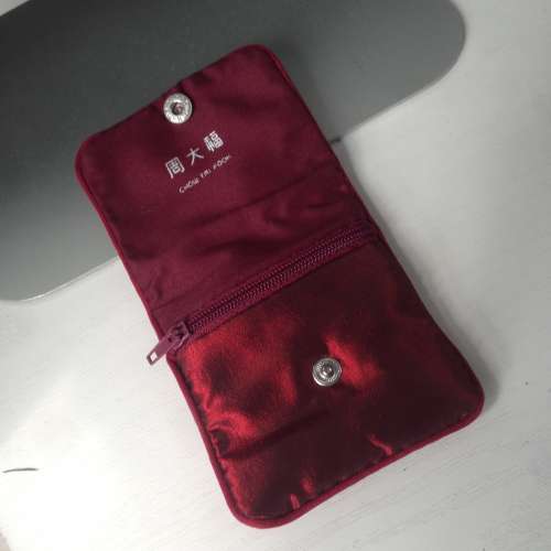 Jewellery Pouch x3 CHOW TAI FOOK 8x8cm NEW 全新 周大福飾品盒戒指小包 3個