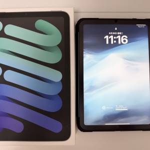 近乎全新灰色iPad Mini 7 (A17 Pro) WiFi 128GB 港版 電池97%