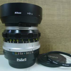 Nikkor-S 50mm Auto  f1. 4 non AI (銀嘴)