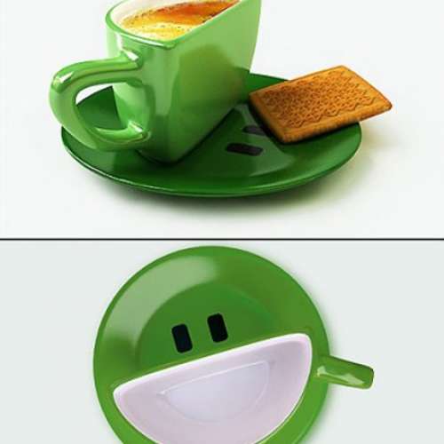 OOKY 微笑杯碟 Smile cup with saucer