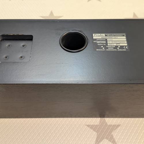正品英國 ProAc Response CC1 黑色"淨音箱"