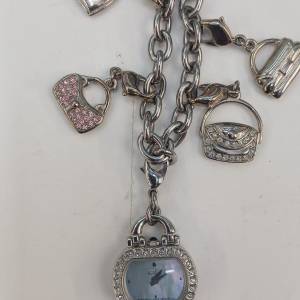 全新Vintage Citizen Lady's Purse Charm with M.O..P. & Diamond Bezel