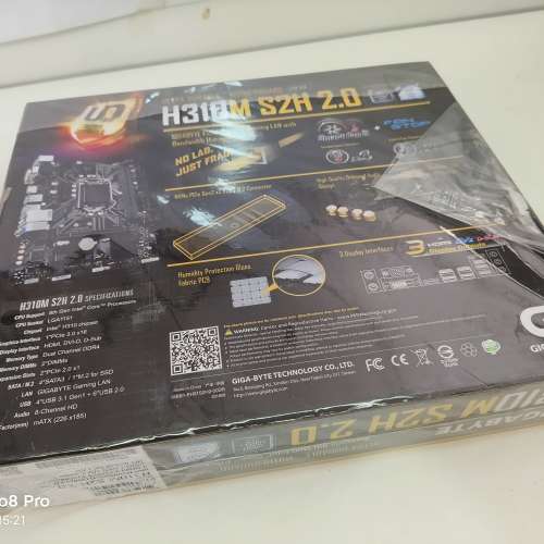 全新 Gigabyte H310M S2H 2.0