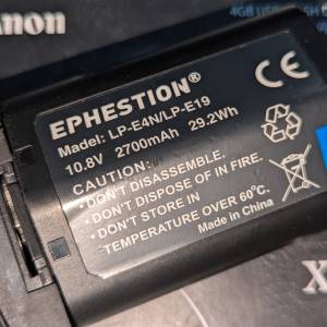 Canon LP-E4B 代用電
