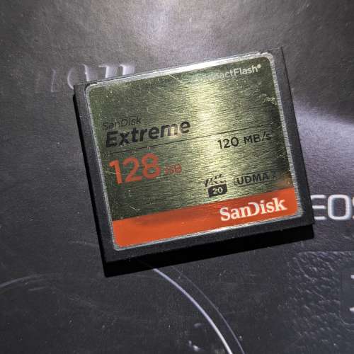 SanDisk Extreme 128GB CompactFlash Card 120 MB/s