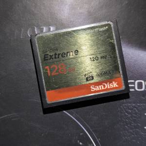 SanDisk Extreme 128GB CompactFlash Card 120 MB/s