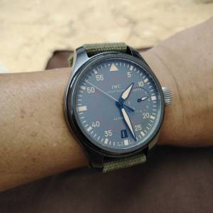 超荀價💚IWC Big Pilot Top Gun  MIRAMAR 海軍空戰部隊腕錶 , 501902，48.6mm陶瓷殼...