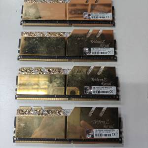 G.Skill Trident Z ROYAL GOLD RGB DDR4-3600MHz 16GB*4 CL16 共64GB