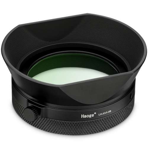 Haoge LH-XVI-IIB Metal Square Lens Hood Lens & MC UV Protection Filter For Fujif