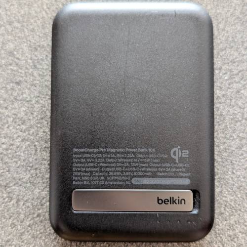 Belkin Boostcharge Pro Magnetic Power bank 充電器 尿袋 10000mAh